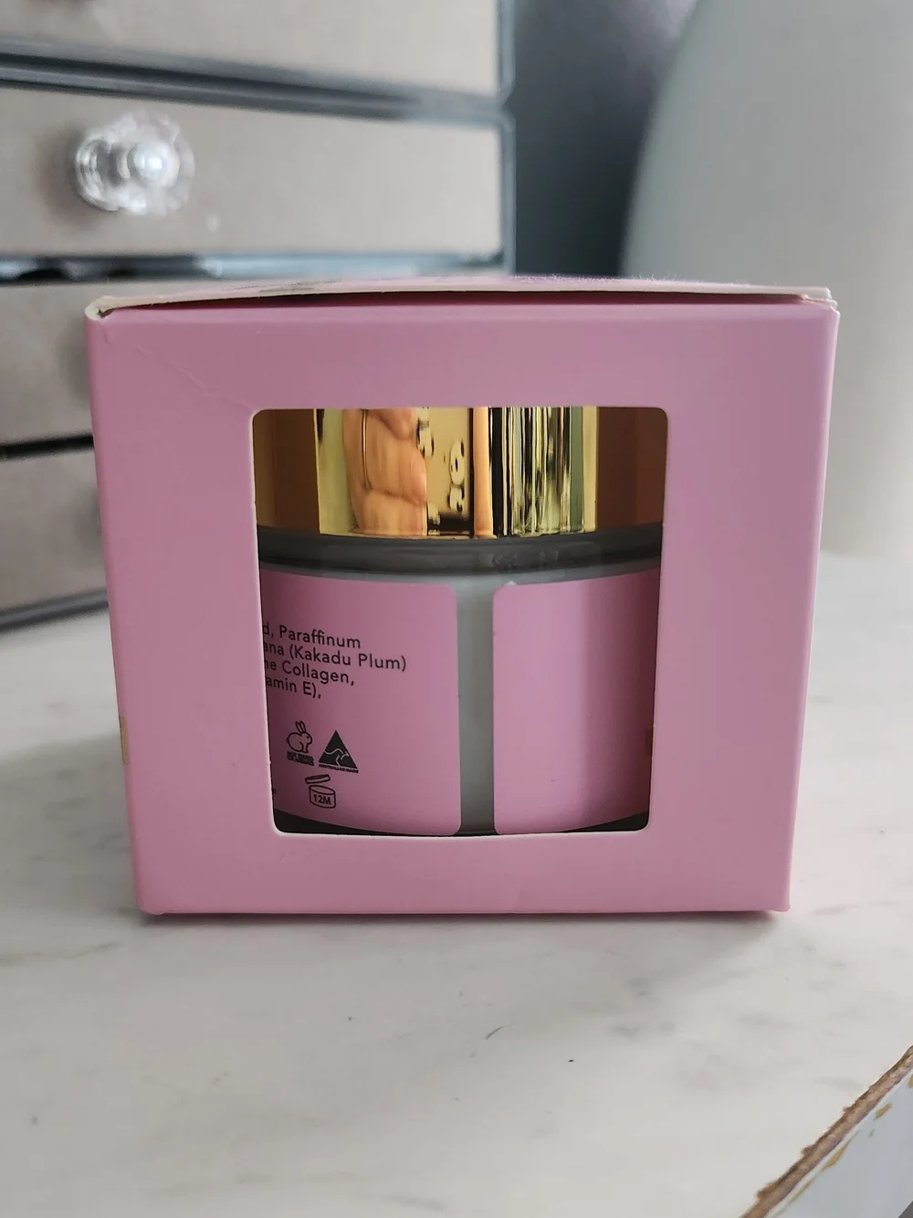 Natural Infusion Hyaluronic Acid Ultra Moisturizing Face & Neck Cream - Pink
